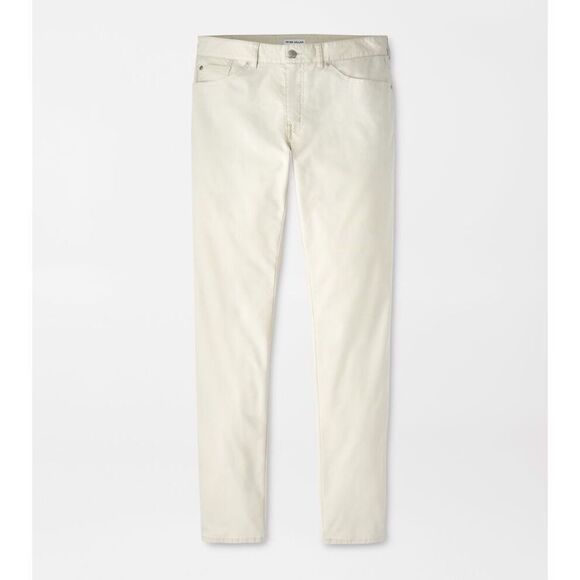 Peter Millar stone  Crown Comfort Five-Pocket Pant sz 38X30 - Picture 1 of 10